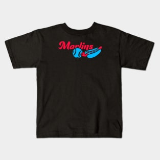 Marlins Ball and Dog Kids T-Shirt